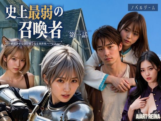 史上最弱の召喚者 〜絶頂させるほど強くなる異世界ハーレム〜 第一話＜ノベルゲーム＞（実写系）【エロ漫画】